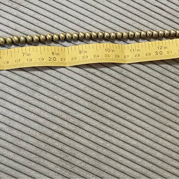 Napier 1/20 12KT GF RARE Vintage Brushed Bead Necklace - Picture 6 of 6